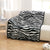 Home Decor Plüsch Zebra Druck Decke