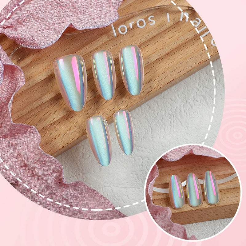 Iridescent Press-On Nagelkunst Set