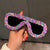 Damen trendige Sonnenbrille mit kreativem Zuckerguss-Design Brehn