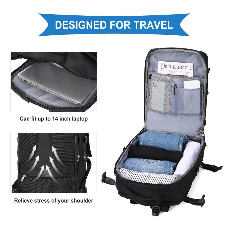 Multifunktionaler Rucksack mit Abnehmbarem Innenfach Brehn