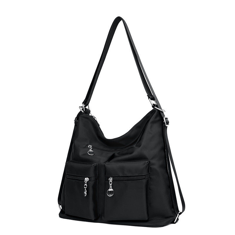 Geräumige Mehrfachtaschen-Schultertasche Brehn
