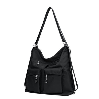Geräumige Mehrfachtaschen-Schultertasche Brehn