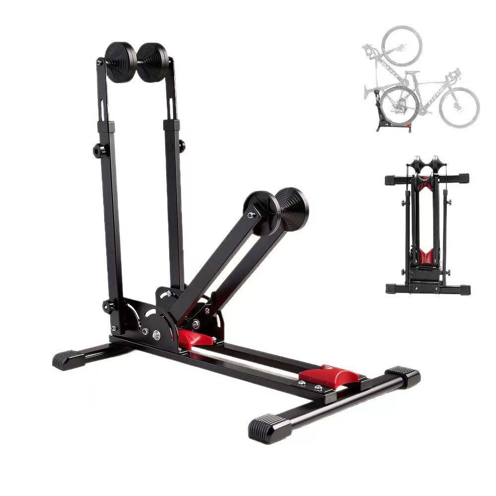 einstellbarer faltbarer Radtrainer für Innenräume mit einstellbarem Rollwiderstand Brehn