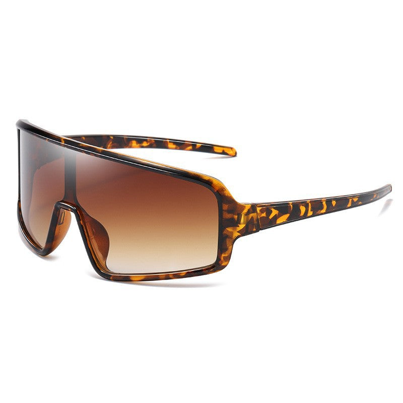 Damen Sportliche Rennsonnenbrille mit großem Sichtfeld und polarisierten Gläsern Brehn