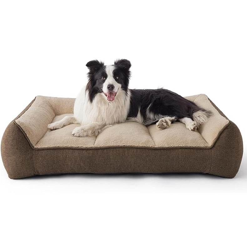 Orthopädisches Plüsch-Hundelounge Hundebett