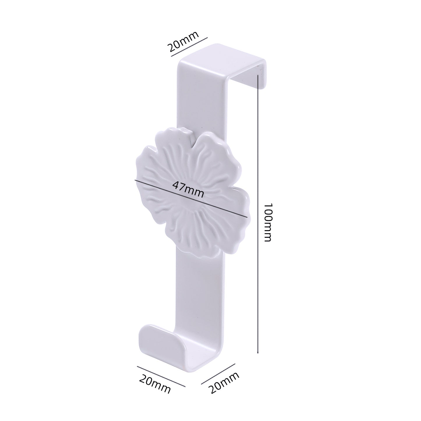 Unisex Wandhaken mit floralem Design Brehn