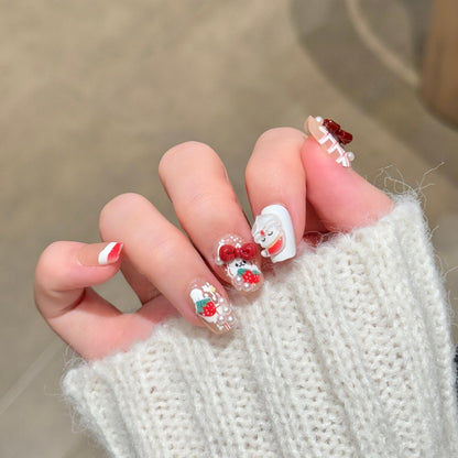Verspielt Charakter-Themen Press-On Nagelkunst Brehn