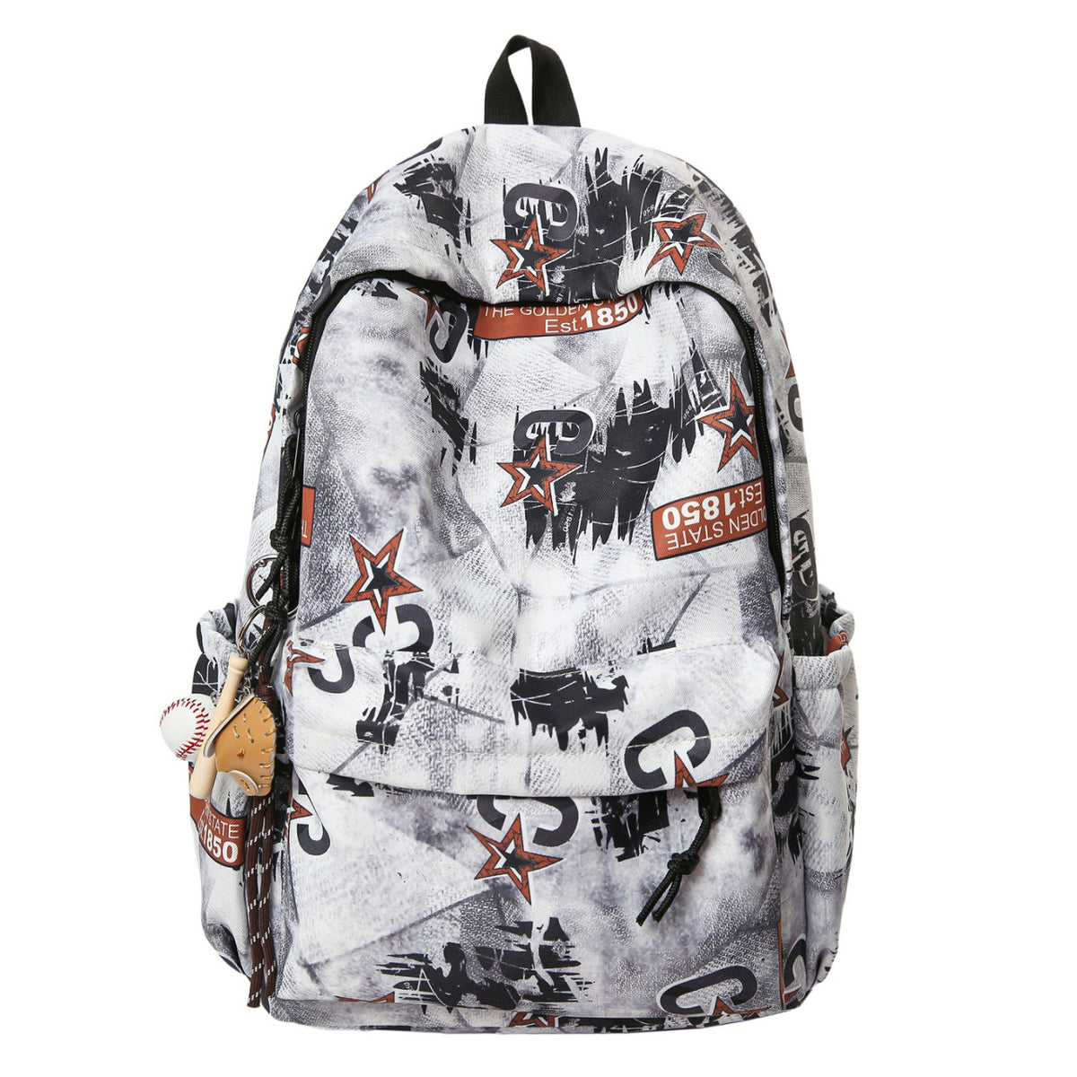 Stylischer Grafik-Rucksack Brehn