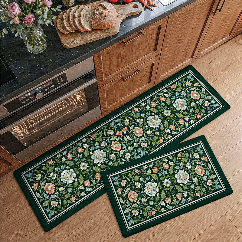 Floral Pattern Küchen Komfortmatten Set Brehn