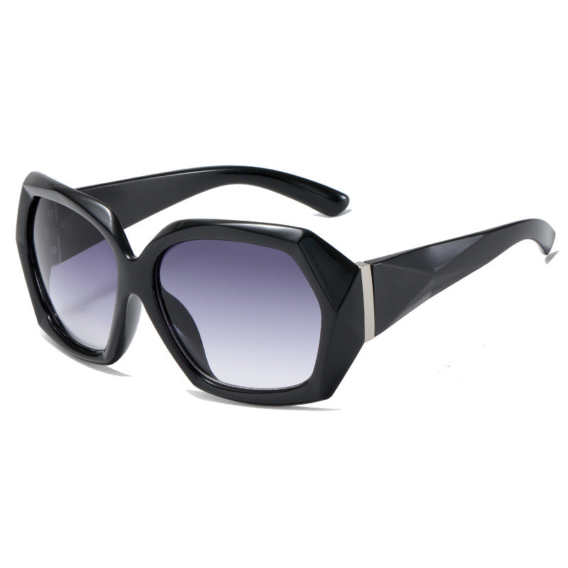 Damen Designer-Sonnenbrille im innovativen Polygon-Design Brehn