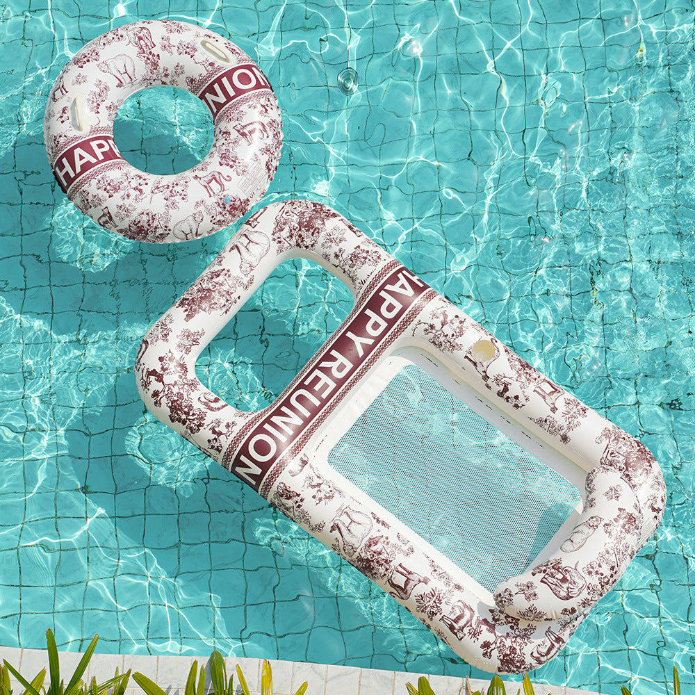 Unisex Eleganter Schwimmring mit floralen Motiven Brehn