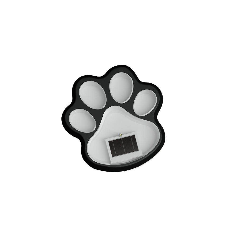 Paw Print Solar Gartenweg Stake Lights Mit integriertem Panel und Erdbohrer montieren Brehn
