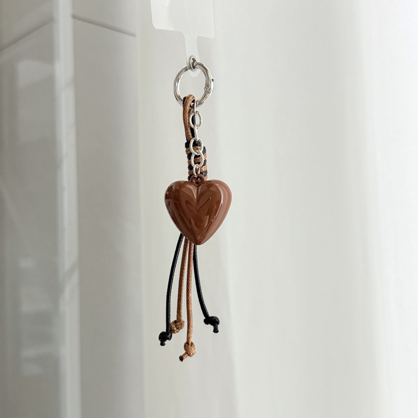 Herzförmiger Charm Schlüsselanhänger Brehn