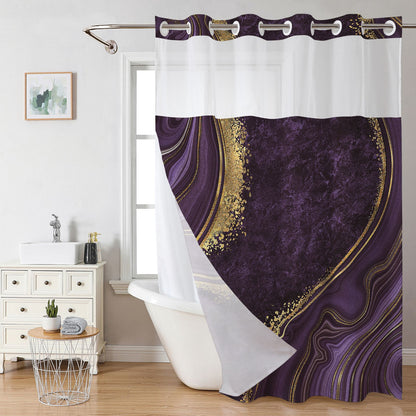 Elegante Marmor Design Duschvorhang Brehn
