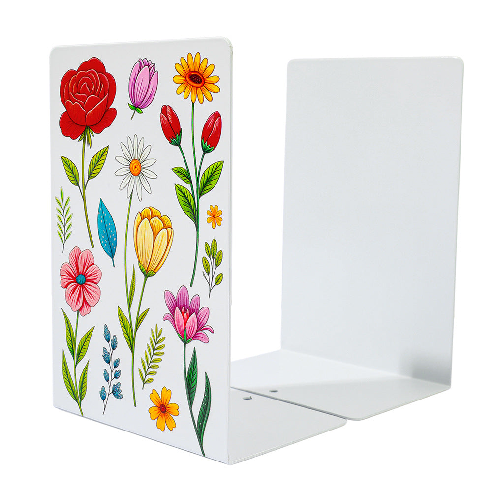 Künstlerische Blumen Design Buchstützen