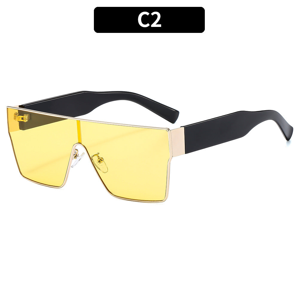 Futuristische Winkel-Schild-Sonnenbrille