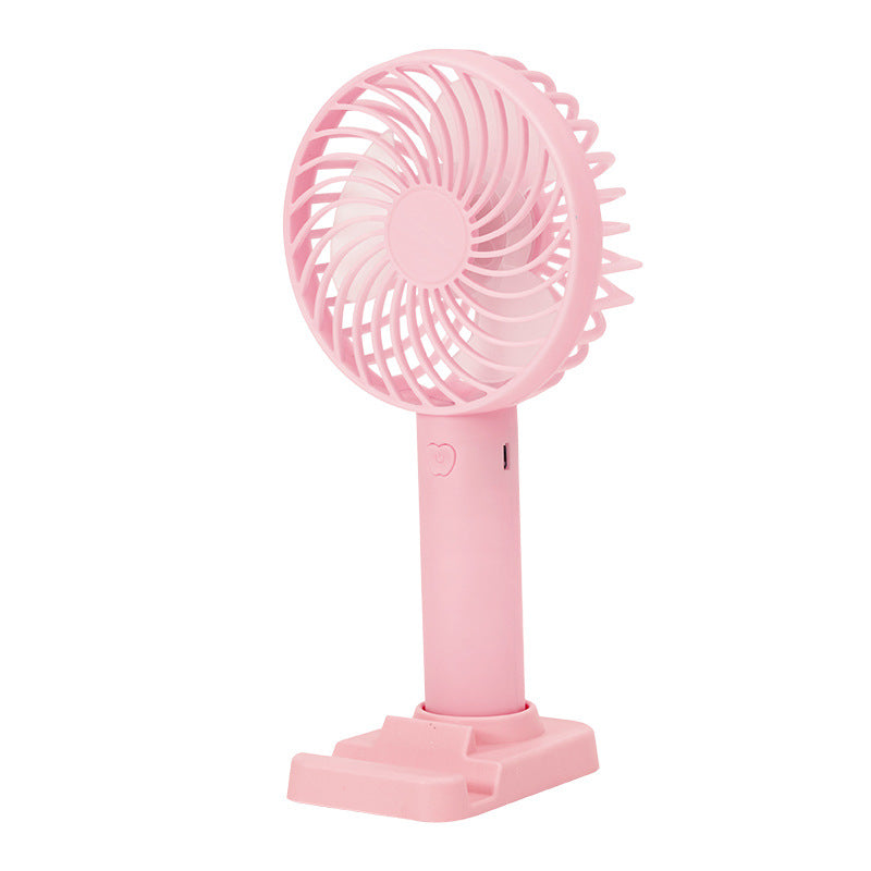 Unisex nan tragbarer Akku-Ventilator mit USB-Ladeanschluss und klappbarem Standfuß Brehn