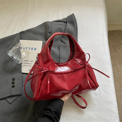 Modische Weiche Leder Schultertasche