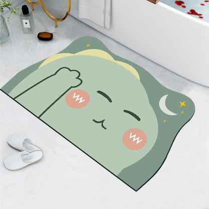Niedlicher Katzen Design Badezimmermatte Brehn