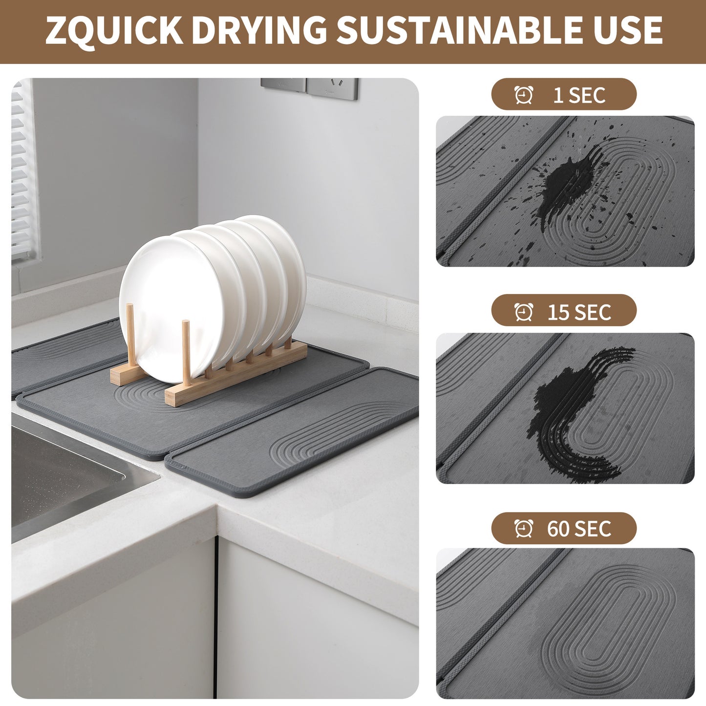 Ultra-absorbierende Küchen-Trockentuch Brehn