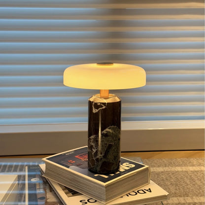Moderne Marmorbasis Tischlampe