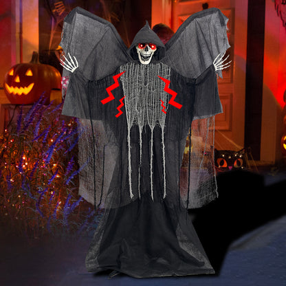 Spooky animierte Sensenmann-Dekoration Brehn