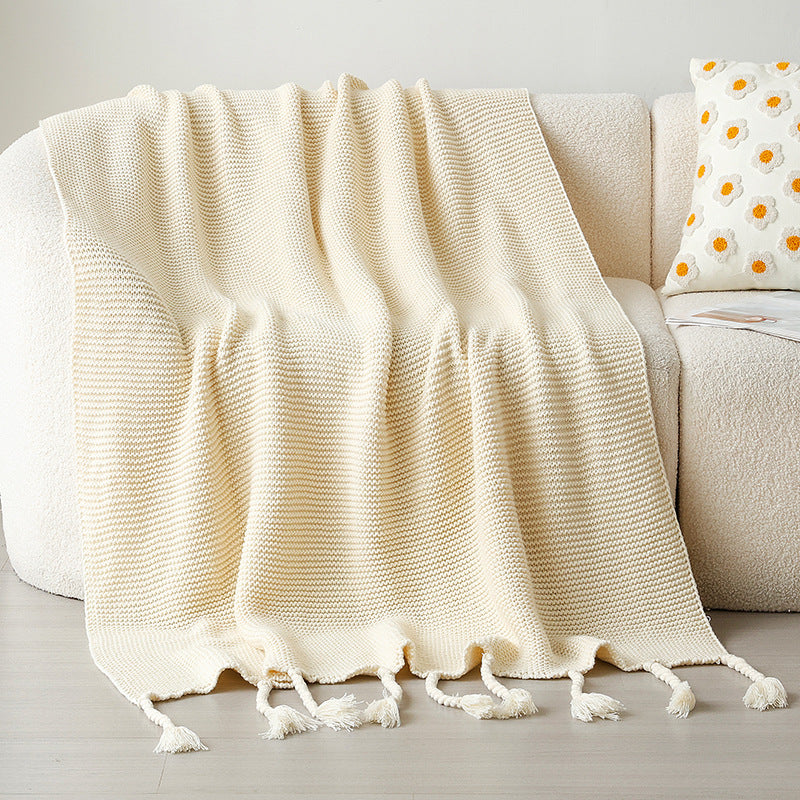 Damen hochwertige Strickdecke Brehn