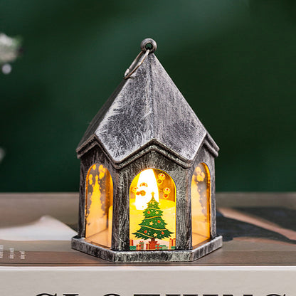 LED Weihnachtslaterne mit nostalgischem Design
