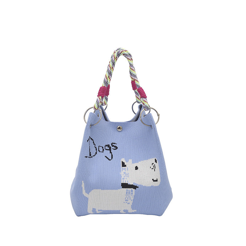 WoFloral Print Texturiertes Handtasche Brehn