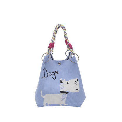 WoFloral Print Texturiertes Handtasche Brehn