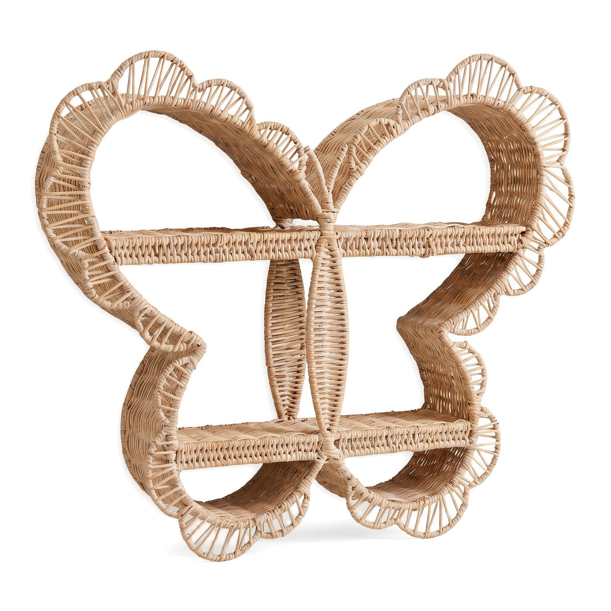 Verspieltes Wandregal im Schmetterlingsdesign Brehn