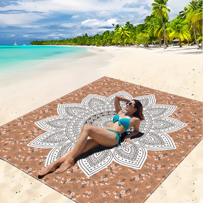 Mandala Design Strandmatte Brehn