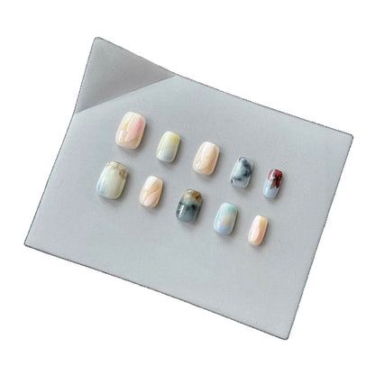 Künstlerisches Marmor-Effekt-Nagelkunst-Set