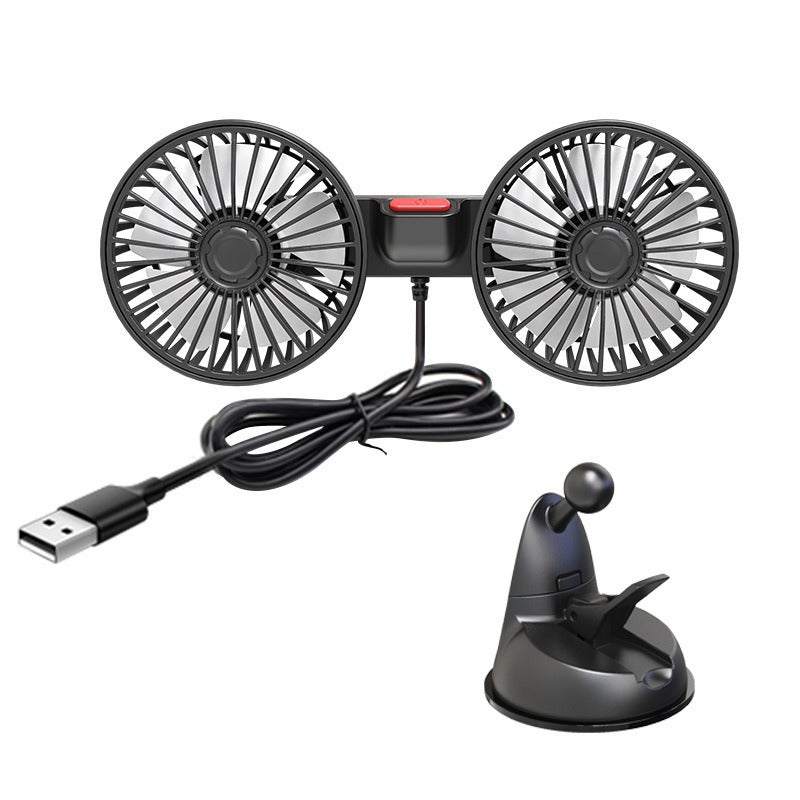 Unisex Dual-Head USB Auto Luftventilator Brehn