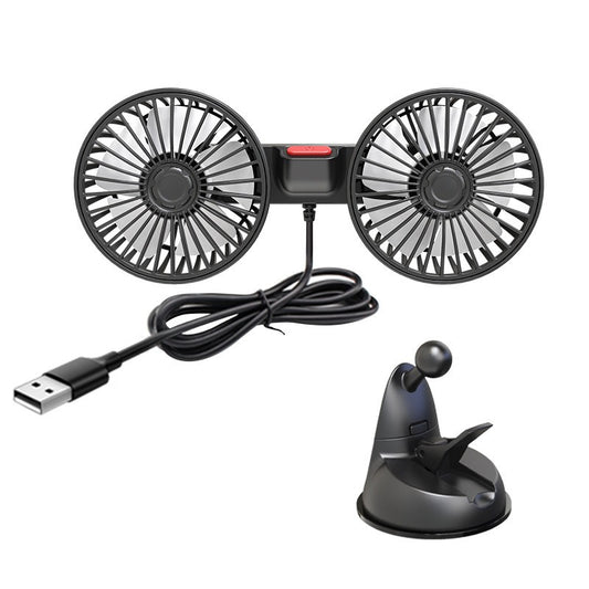 Unisex Dual-Head USB Auto Luftventilator Brehn