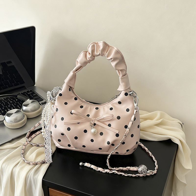 WoChic Punktmuster Handtasche Brehn