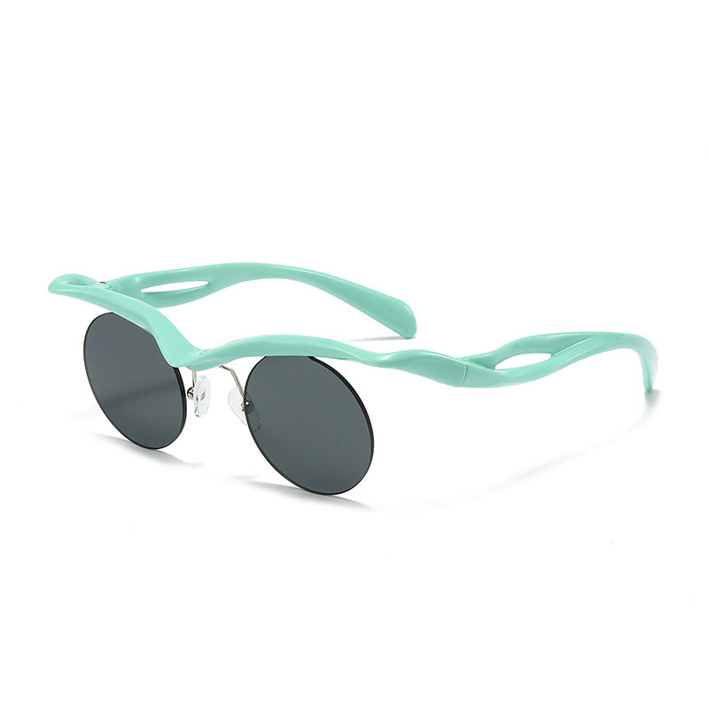 Damen modische Sonnenbrille mit innovativem Rahmen Brehn