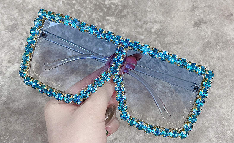 Damen modische Sonnenbrille mit Strassverzierung Brehn