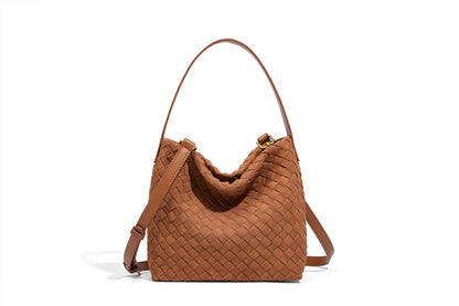 Texturierte vegane Leder-Crossbody-Tasche Brehn