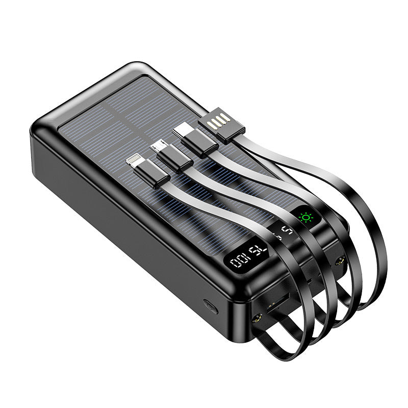 Solar-Powerbank mit Mehrfacher Schnellladefunktion Brehn