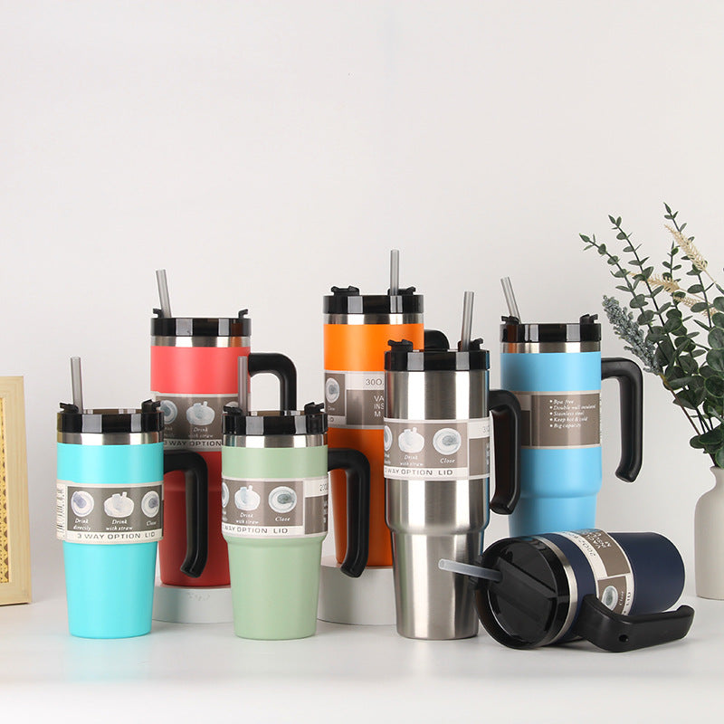 Unisex Thermobecher mit 3-in-1-Trinkoptionen Brehn