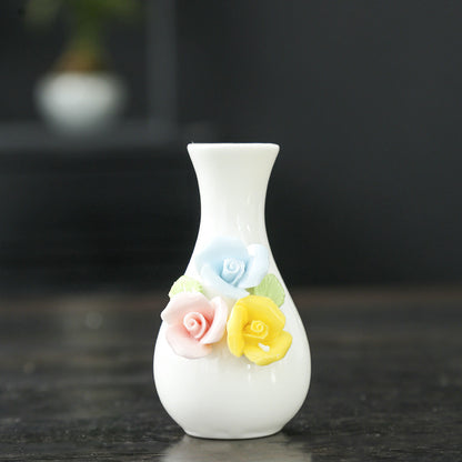 Elegante Florale Keramische Vase Brehn