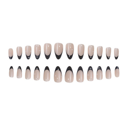 Kunstnagelset mit elegantem Spitzendesign und strahlendem Glanz Brehn