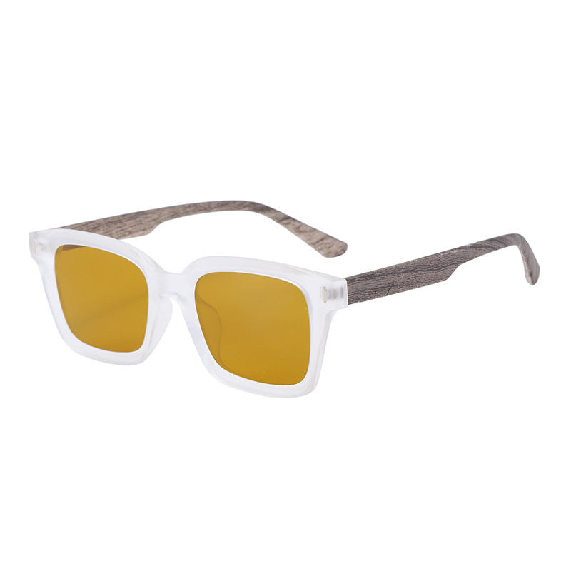 Damen stilvolle quadratische Sonnenbrille mit robustem Rahmen Brehn