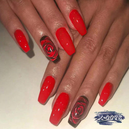 Künstlerisches Langne Nail Art Design