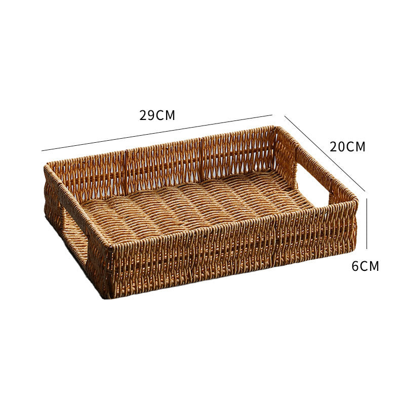 Handgefertigter Rattan Aufbewahrungskorb Brehn
