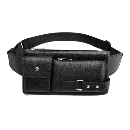 Modische Leder Messenger Gürteltasche