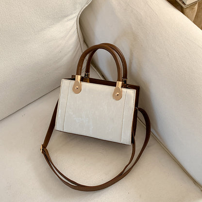 Elegante Texturierte Handtasche Schultertasche