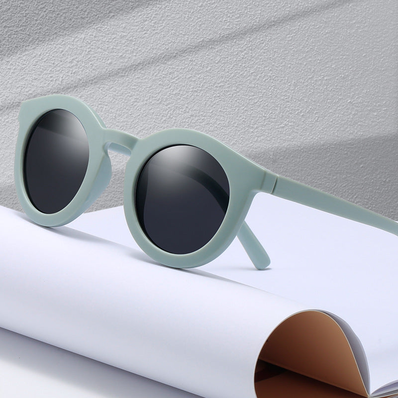 Damen runde Sonnenbrille mit modischem Design und UV-Schutz Brehn