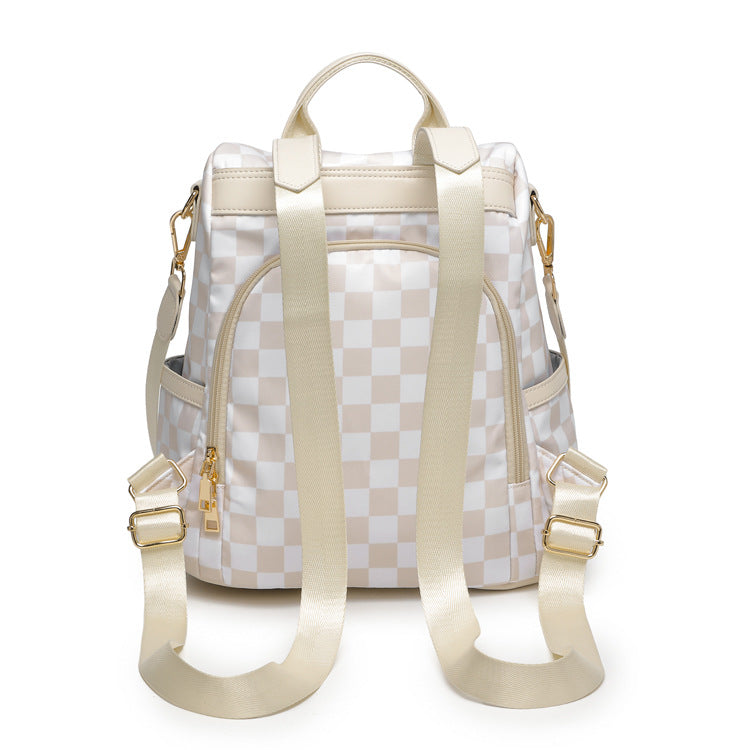 Stylische kariert Rucksack Brehn
